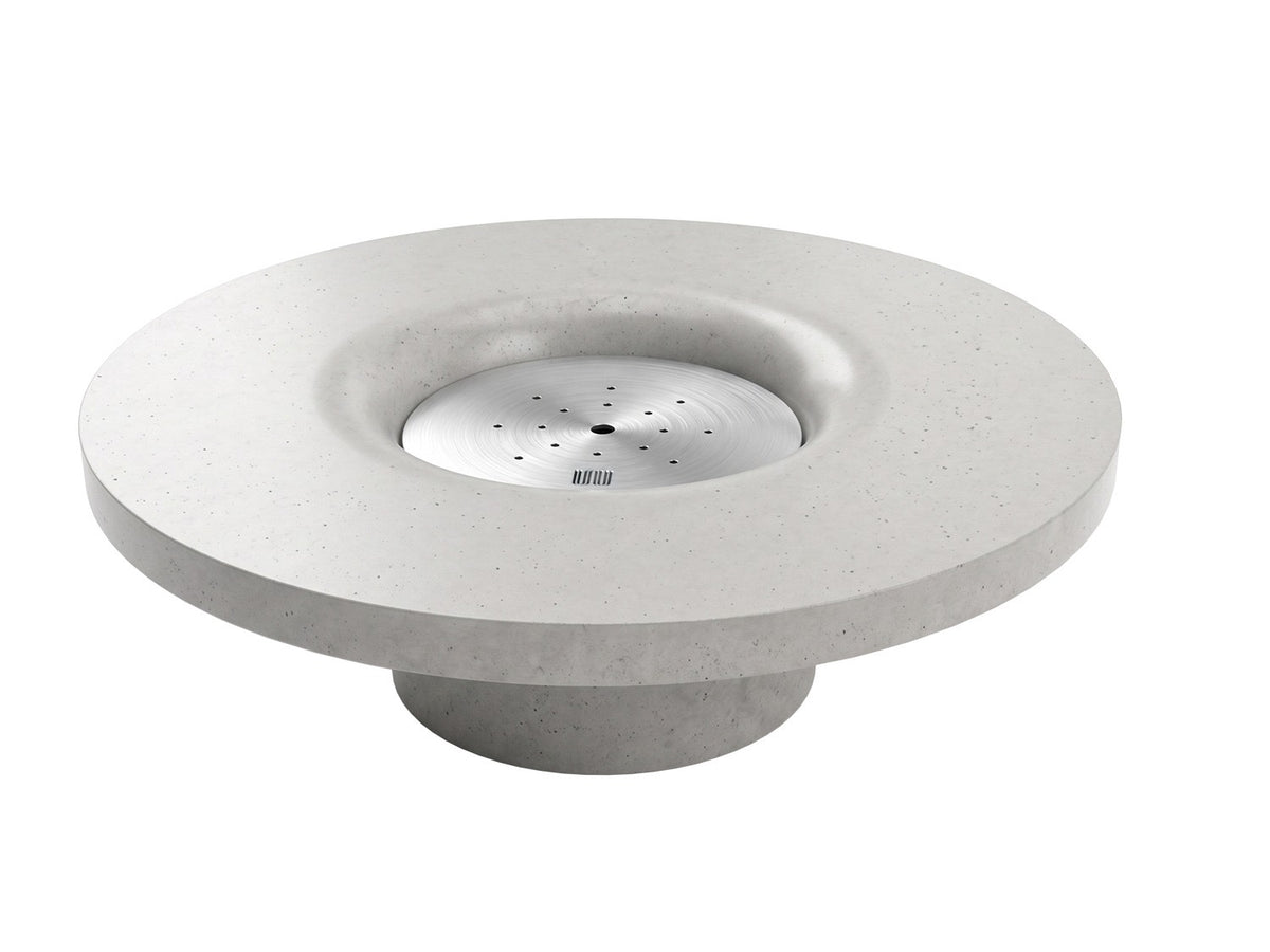 Luna fire pit studio - burner top view