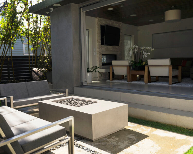 Custom Concrete Product by Wetstone Gather Firepit 55 in Los Angeles Ca