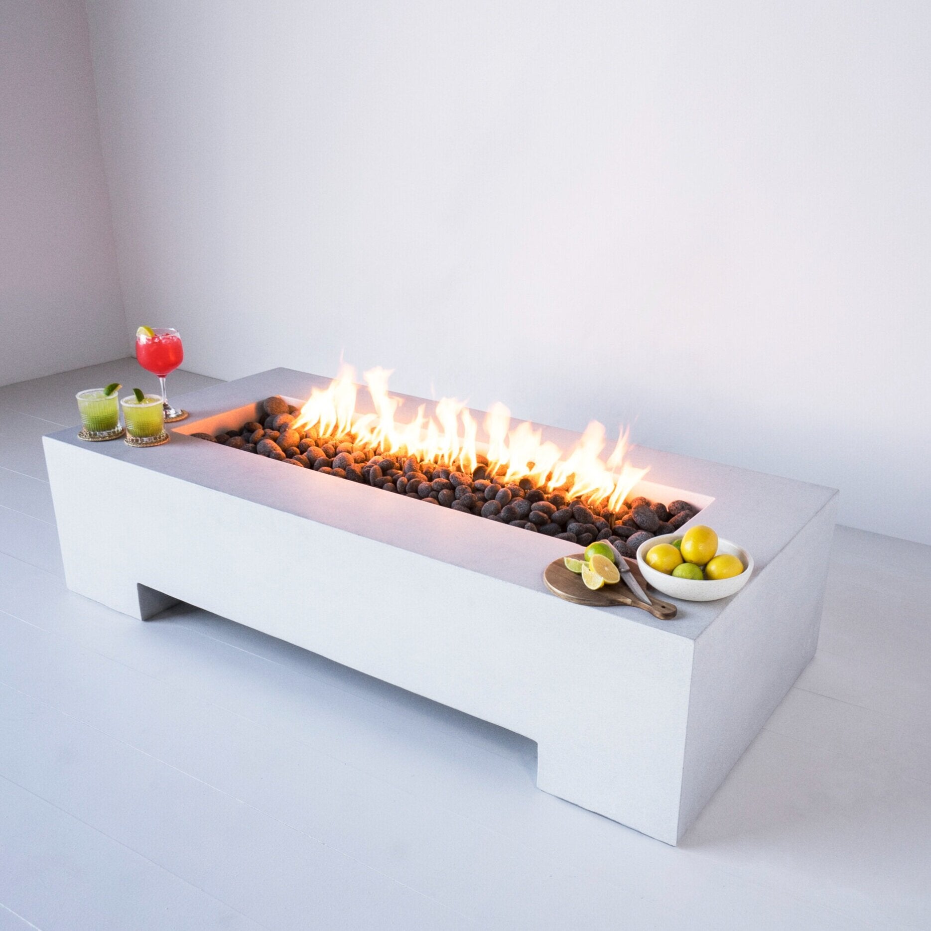 The Den - Custom Fire Pit for Narrow Spaces